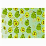 avocado love Large Glasses Cloth (2 Sides) Front