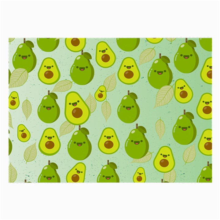 avocado love Large Glasses Cloth (2 Sides)