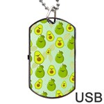 avocado love Dog Tag USB Flash (One Side) Front