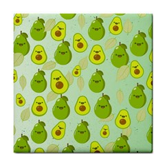 Avocado Love Tile Coaster by designsbymallika