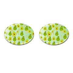 Avocado Love Cufflinks (oval) by designsbymallika