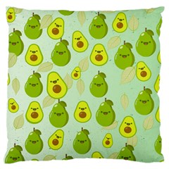 Avocado Love Large Flano Cushion Case (one Side) by designsbymallika