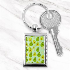 Avocado Love Key Chain (rectangle) by designsbymallika