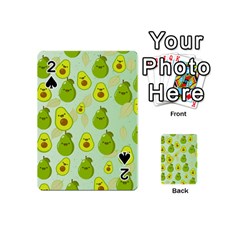 Avocado Love Playing Cards 54 Designs (mini) by designsbymallika