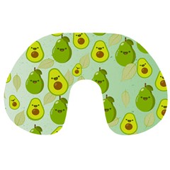 Avocado Love Travel Neck Pillow by designsbymallika