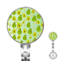 Avocado Love Stainless Steel Nurses Watch by designsbymallika