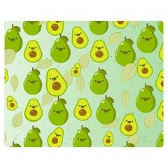 Avocado Love Double Sided Flano Blanket (medium)  by designsbymallika