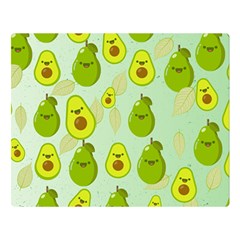 Avocado Love Double Sided Flano Blanket (large)  by designsbymallika