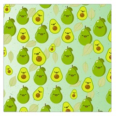 Avocado Love Large Satin Scarf (square)