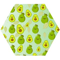 Avocado Love Wooden Puzzle Hexagon