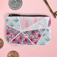 Pink Patchwork Mini Coin Purse by designsbymallika