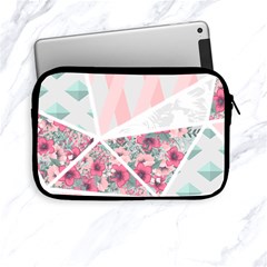 Pink Patchwork Apple Ipad Mini Zipper Cases by designsbymallika