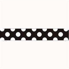 Black With White Polka Dots Small Bar Mats by mccallacoulture