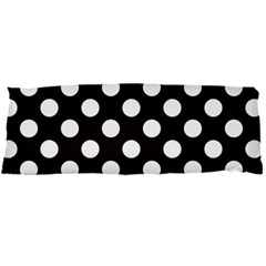 Black With White Polka Dots Body Pillow Case Dakimakura (two Sides) by mccallacoulture