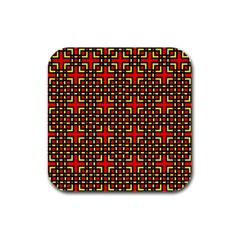 Rby 97 Rubber Square Coaster (4 Pack)  by ArtworkByPatrick