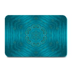 Spiritual Sun Is Raising Over The Peace Of Mind Sea Plate Mats by pepitasart