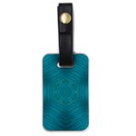 Spiritual Sun Is Raising Over The Peace Of Mind Sea Luggage Tag (one side) Front