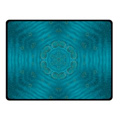 Spiritual Sun Is Raising Over The Peace Of Mind Sea Double Sided Fleece Blanket (small)  by pepitasart