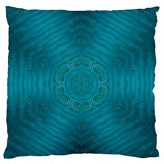 Spiritual Sun Is Raising Over The Peace Of Mind Sea Standard Flano Cushion Case (one Side) by pepitasart