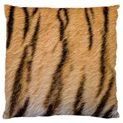 Tiger Stripes And Fur Pattern Design Standard Flano Cushion Case (one Side) by myuique