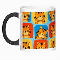 Cute Tiger Pattern Morph Mugs by designsbymallika