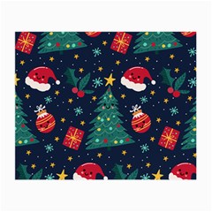 Christmas  Small Glasses Cloth by designsbymallika