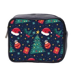 Christmas  Mini Toiletries Bag (two Sides) by designsbymallika