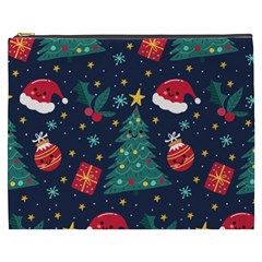 Christmas  Cosmetic Bag (xxxl) by designsbymallika