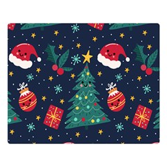 Christmas  Double Sided Flano Blanket (large)  by designsbymallika