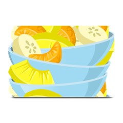 Salad Fruit Mixed Bowl Stacked Plate Mats by HermanTelo