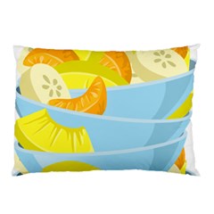 Salad Fruit Mixed Bowl Stacked Pillow Case by HermanTelo