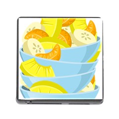 Salad Fruit Mixed Bowl Stacked Memory Card Reader (square 5 Slot)