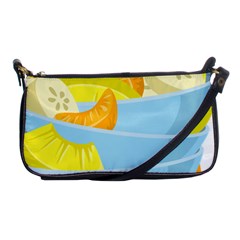 Salad Fruit Mixed Bowl Stacked Shoulder Clutch Bag