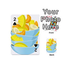 Salad Fruit Mixed Bowl Stacked Playing Cards 54 Designs (mini)