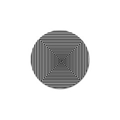 Maze Design Black White Background Golf Ball Marker by HermanTelo