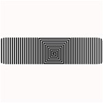 Maze Design Black White Background Large Bar Mats 32 x8.5  Bar Mat