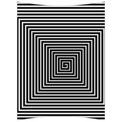 Maze Design Black White Background Back Support Cushion