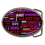 Love Friendship Friends Heart Belt Buckles Front