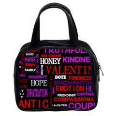 Love Friendship Friends Heart Classic Handbag (two Sides)