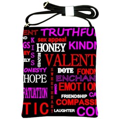 Love Friendship Friends Heart Shoulder Sling Bag