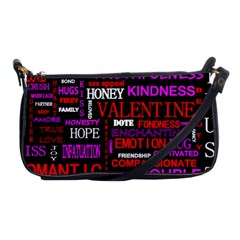 Love Friendship Friends Heart Shoulder Clutch Bag