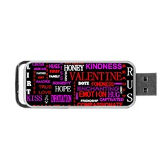 Love Friendship Friends Heart Portable Usb Flash (one Side)