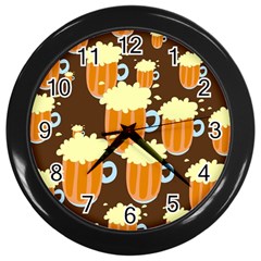 Drink Wall Clock (black) by HermanTelo