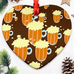 Drink Heart Ornament (two Sides)