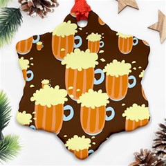 Drink Snowflake Ornament (two Sides)