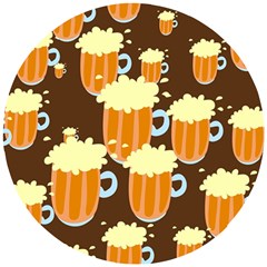 Drink Wooden Puzzle Round