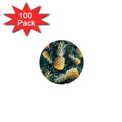 Pattern Ananas Tropical 1  Mini Magnets (100 Pack)  by kcreatif