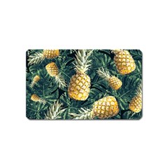 Pattern Ananas Tropical Magnet (name Card) by kcreatif