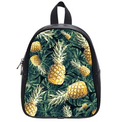 Pattern Ananas Tropical School Bag (small) by kcreatif