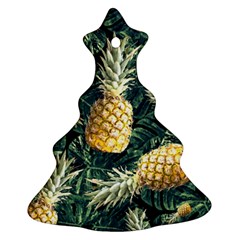 Pattern Ananas Tropical Ornament (christmas Tree)  by kcreatif